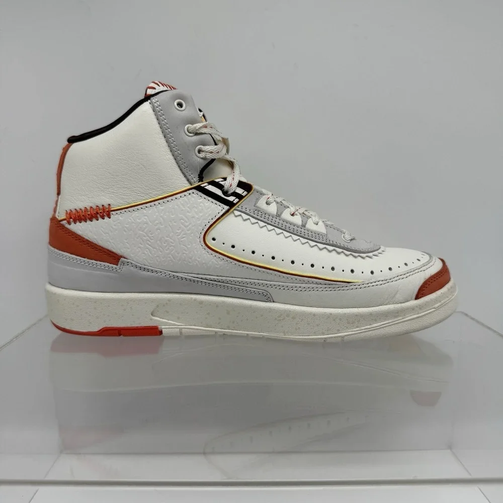 Men's Air Jordan Retro 2 II Maison Chateau Rouge Chicago Youth DO5254-180 Size 9